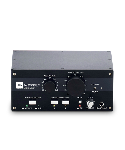 JBL M-Patch 2 Passive Stereo Controller and Switch Box JBL M-Patch 2 กล่องควบคุมและสลับสัญญาณเสียงแบบสเตอริโอ JBL M-Patch 2 ของแท้ มีประกัน รับบัตรเครดิต