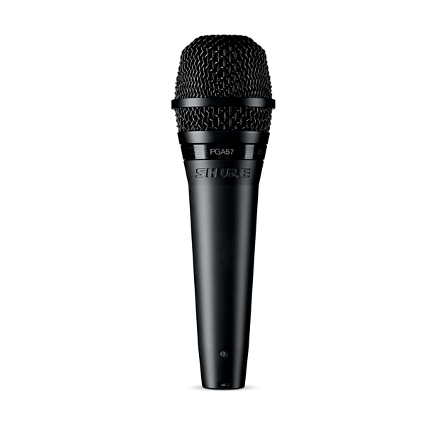 SHURE PGA57-LC Cardioid Dynamic Instrument Microphone SHURE PGA57-LC ไมโครโฟน ไมค์สำหรับจ่อเครื่องดนตรี กลอง กีต้า เบส สเตอริโอ รับบัตรเครดิต โปรโมชั่น