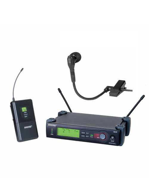 SHURE SLX14/WB98H-C Wireless Instrument Microphone SHURE SLX14/WB98H-C ชุดไมค์ลอยสำหรับ รับเสียงแซ็กโซโฟน SHURE SLX14/WB98H-C ไมค์ลอย รับเสียงแซ็กโซโฟน