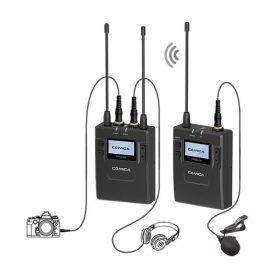 COMICA CVM-WM300C UHF(794MHz~806MHz) 80-channels Metal Wireless Microphone with One transmitters and One Receiver (Lithium Battery Version)