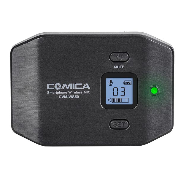 COMICA CVM-WS50 UHF(794MHz~806MHz) 6-Channels Smartphone Wireless COMICA CVM-WS50 ชุดไมโครโฟนไร้สาย 6 ชาแนล สำหรับสมาร์ทโฟน Android/IOS ย่าน UHF