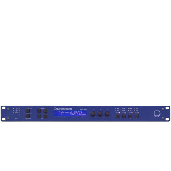 TURBOSOUND TLM LMS-D24 2 Input, 4 Output Digital Loudspeaker Management System with BV-Net Card TURBOSOUND LMS-D24 ดิจิตอลโปรเซสเซอร์ DSP 2 Input, 4 Output พร้อม BV-Net Card TURBOSOUND LMS D24