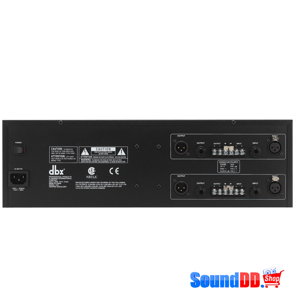 DBX 1231 Dual Channel 31-Band Equalizer DBX 1231 เครื่องปรับแต่งความถี่สัญญาณเสียง อีคลอไลเซอร์ Dual Channel 31 Band DBX 1231 Equalizer