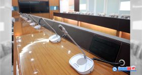 ผลงานการติดตั้ง ระบบเสียงห้องประชุม สํานักปลัดกระทรวงแรงงาน รับบริการออกแบบ และติดตั้ง ระบบเสียง และระบบภาพ ไมโครโฟนห้องประชุม ด้วยทีมงานมืออาชีพ