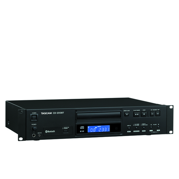 TASCAM CD-200BT Play CDs and Streaming Audio from Bluetooth TASCAM CD-200BT เครื่อง เล่น CD รองรับ มี บลูทูธ Player  TASCAM CD-200BT CD บลูทูธ Player