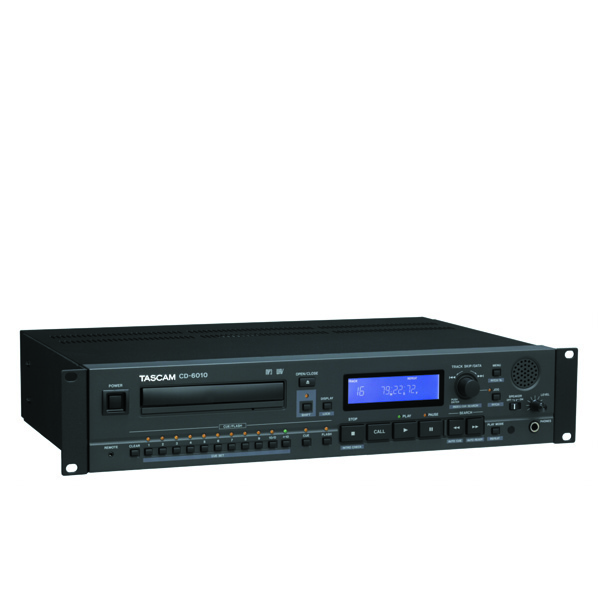 TASCAM CD-6010 High-Performance CD Player for the Broadcast TASCAM CD-6010 เครื่อง เล่น CD รองรับ CD-DA/WAV/MP3 TASCAM CD-6010 Player