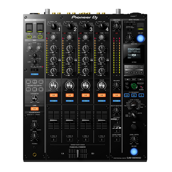 PIONEER DJM-900 NEXUS 2 4-channel digital pro-DJ mixer เครื่องผสมสัญญาณเสียงสำหรับดีเจ 4 ชาแนล  PIONEER DJM-900 NEXUS 2 digital pro-DJ mixer