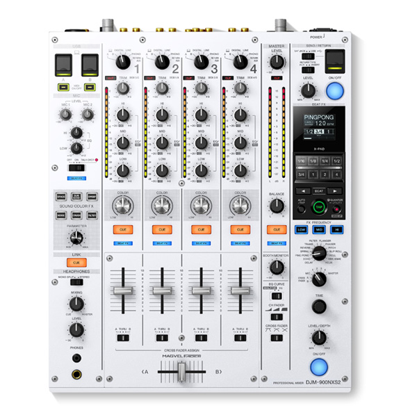 PIONEER DJM-900 NEXUS 2-W 4-channel digital pro-DJ mixer เครื่องผสมสัญญาณเสียงสำหรับดีเจ 4 ชาแนล  PIONEER DJM-900 NEXUS 2-W digital pro-DJ mixer