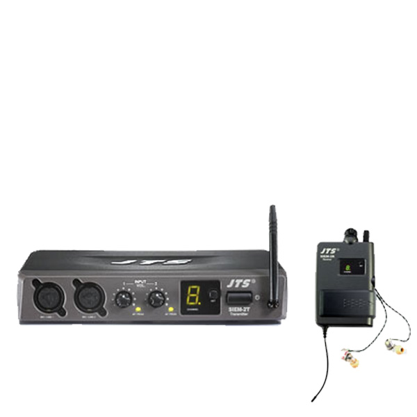 JTS SIEM-2T/SIEM-2R/IE-1 ชุดหูฟังมอนิเตอร์ ไร้สาย MONO เครื่องรับ/ส่ง พร้อมหูฟัง สำหรับงาน มอนิเตอร์เสียงบนเวที JTS SIEM-2 System เครื่องส่ง และเครื่องรับ