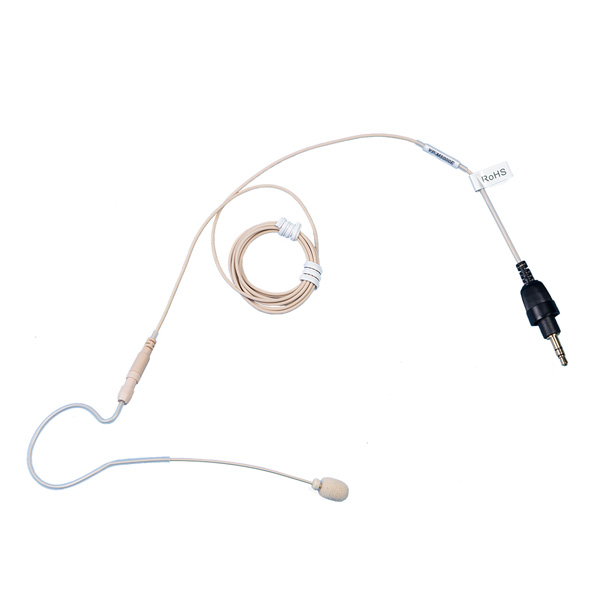 TOA YP-M5000E Beige Color Ear-Hook Microphone ไมค์ลอยเกี่ยวคล้องหู ทิศทางการรับเสียงแบบ Omnidirectional หัวเชื่อมต่อแบบ TOA YP-M5000E Microphone