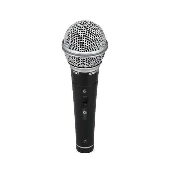 SAMSON R21S Dynamic Microphone SAMSON R21S ไมค์สำหรับร้อง/พูด SAMSON R21S ไมโครโฟนแบบไดดามิก มีทิศทางการรับเสียง แบบ Cardioid
