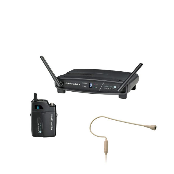 AUDIO-TECHNICA ATW-1101/H92-TH ชุดไมค์ลอยเกี่ยวคล้องหู ดิจิตอล 2.4 GHz range System 10 ไมโครโฟนแบบคอนเดนเซอร์ ให้เสียงที่ชัดใส
