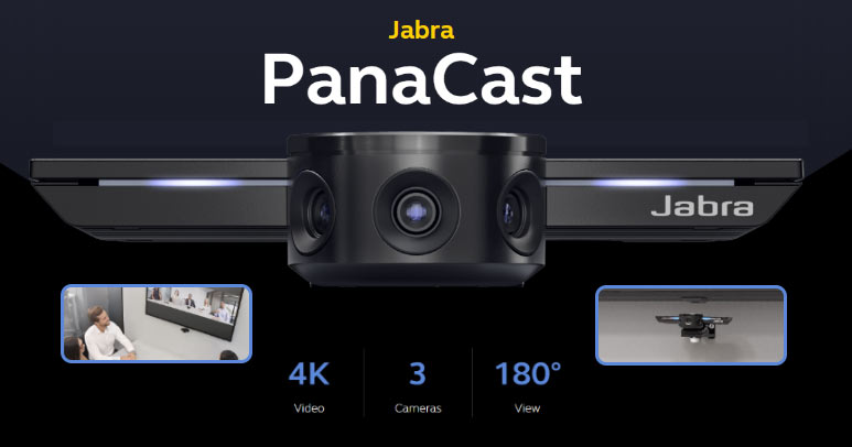 ยกระดับทุกการประชุมของคุณด้วย Jabra PanaCast กล้อง Intelligent 180° 4K สำหรับการประชุมทางไกล (เว็บ / วิดีโอคอนเฟอร์เร้นท์)