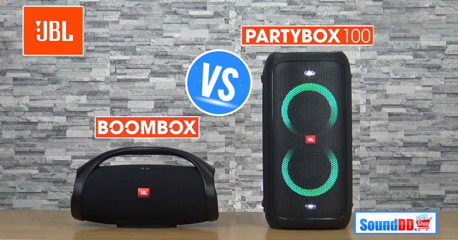 JBL PartyBox100 VS BOOMBOX ลำโพงบลูทูธ รุ่นไหนดี ?