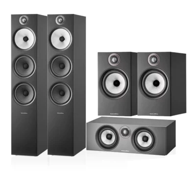 Bowers & Wilkins 603 S2 + 607 S2 + HTM6 S2