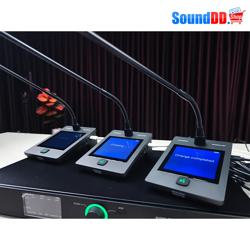 SOUNDVISION DWS-3000CG ชุดไมค์ประชุมไร้สาย สำหรับประธาน ระบบดิจิตอล - Image 11