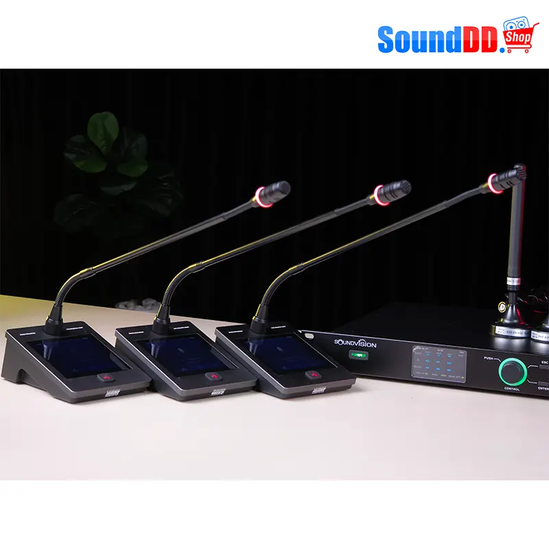 SOUNDVISION DWS-3000CG ชุดไมค์ประชุมไร้สาย สำหรับประธาน ระบบดิจิตอล - Image 6