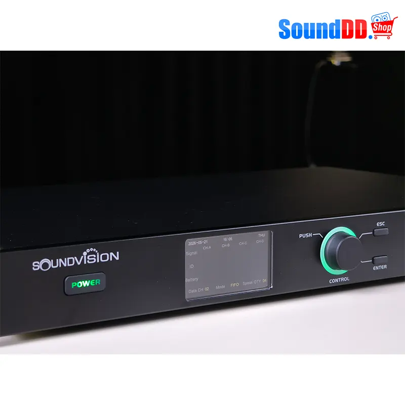 SOUNDVISION DWS-3000M เครื่องควบคุมชุดไมค์ประชุม ระบบดิจิตอล - Image 3