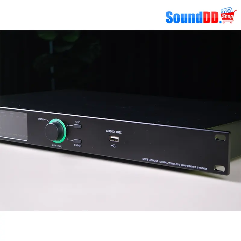 SOUNDVISION DWS-3000M เครื่องควบคุมชุดไมค์ประชุม ระบบดิจิตอล - Image 4