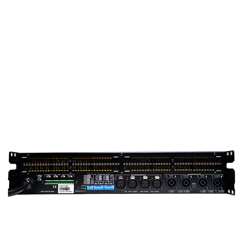 RIVER ACOUSTICS TD 10000Q MKIII เพาเวอร์แอมป์ 4 ชาแนล 2100 วัตต์