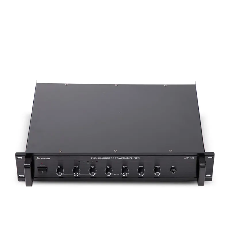 SHERMAN AMP-100 เพาเวอร์แอมป์ลายน์ 70V/100V 150 วัตต์