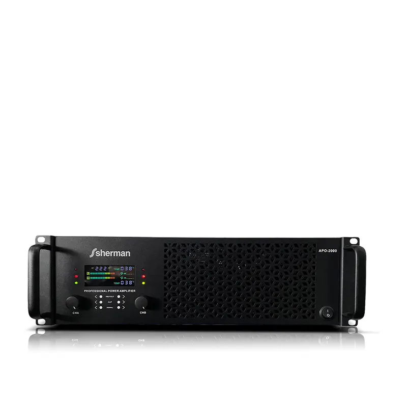 SHERMAN APO-2000 เพาเวอร์แอมป์ 2 ชาแนล 2000 วัตต์