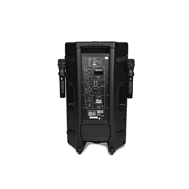 SHERMAN APS-115 ตู้ลำโพงเคลื่อนที่ 15 นิ้ว พร้อมไมโครโฟนไร้สาย