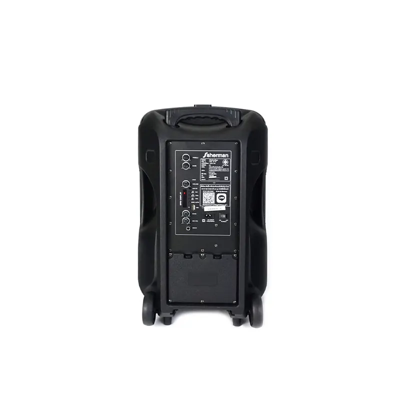 SHERMAN APS-125 ตู้ลำโพงเคลื่อนที่ 12 นิ้ว พร้อมไมโครโฟนไร้สาย - Image 4