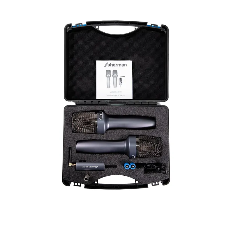 SHERMAN MIC-132 ชุดไมค์ลอยดิจิตอล มือถือคู่