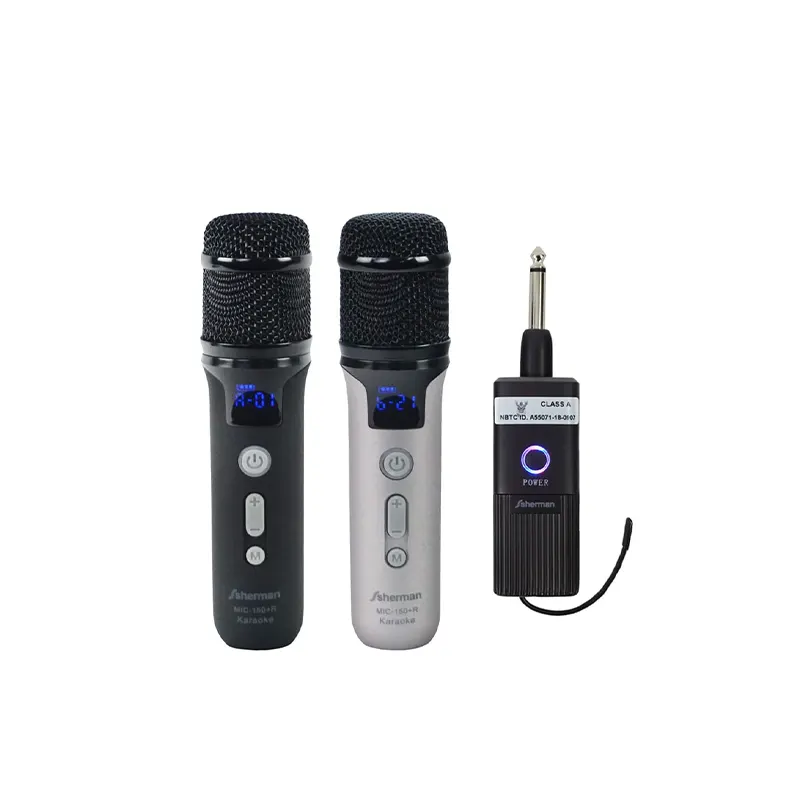 SHERMAN MIC-150+R ชุดไมค์ลอยดิจิตอล มือถือคู่