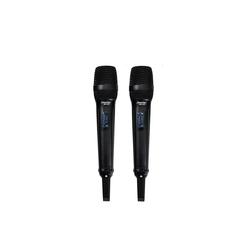 SHERMAN MIC-336 ชุดไมค์ลอยมือถือคู่ แบบ UHF