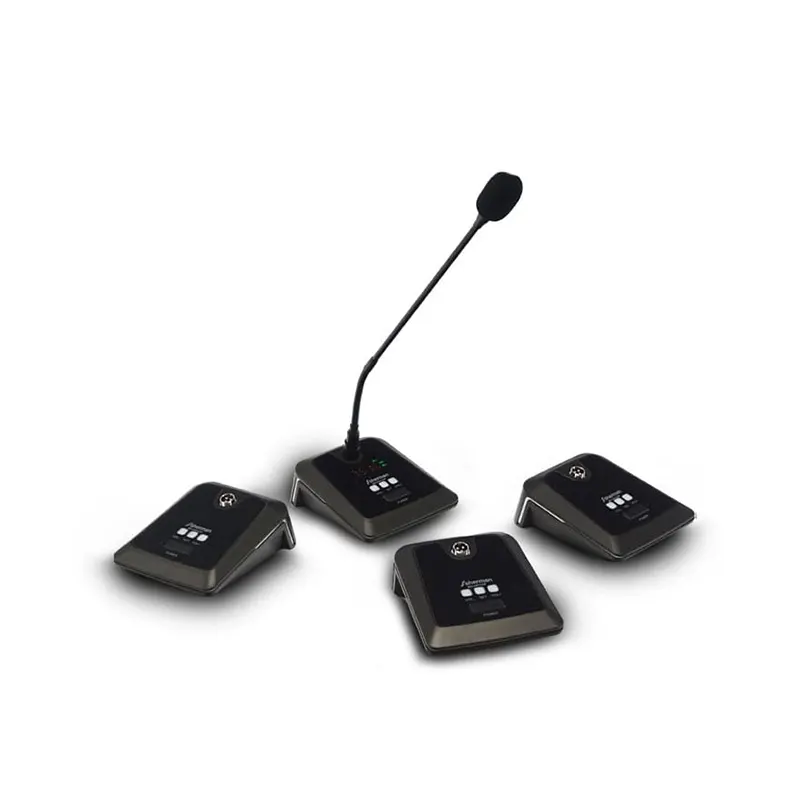 SHERMAN MIC-440+ ชุดไมค์ประชุมดิจิตอล แบบไร้สาย 4 ตัว