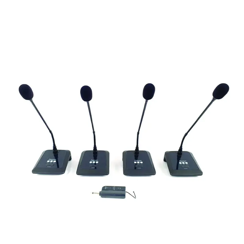 SHERMAN MIC-440+ ชุดไมค์ประชุมดิจิตอล แบบไร้สาย 4 ตัว