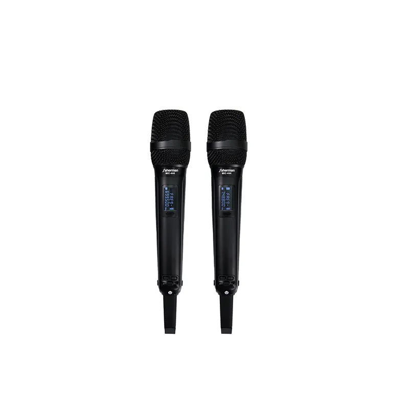 SHERMAN MIC-444 ชุดไมค์ลอยมือถือคู่ แบบ UHF