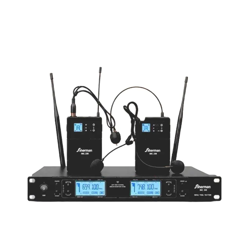 SHERMAN MIC-338 ชุดไมโครโฟนไร้สาย แบบ UHF