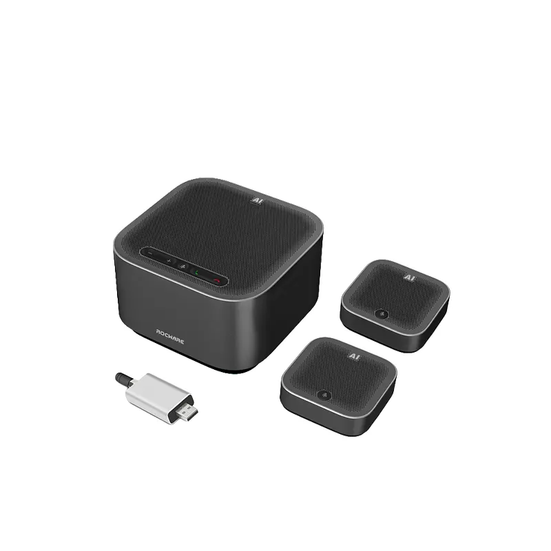 ROCWARE A10W ไมค์ประชุมทางไกล ไร้สายอัจฉริยะ รับเสียงรอบทิศทาง