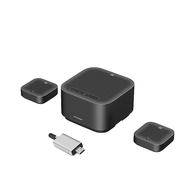 ROCWARE A10W ไมค์ประชุมทางไกล ไร้สายอัจฉริยะ รับเสียงรอบทิศทาง