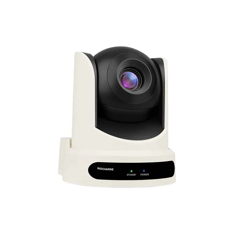 ROCWARE RC20 กล้อง PTZ สำหรับห้องประชุมออนไลน์ Full HD 1080P, Optical Zoom 10x