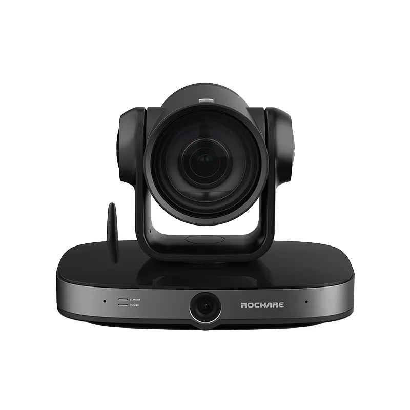 ROCWARE RC941 กล้อง PTZ Dual-Lens สำหรับห้องประชุมออนไลน์ 4K, Optical Zoom 12x